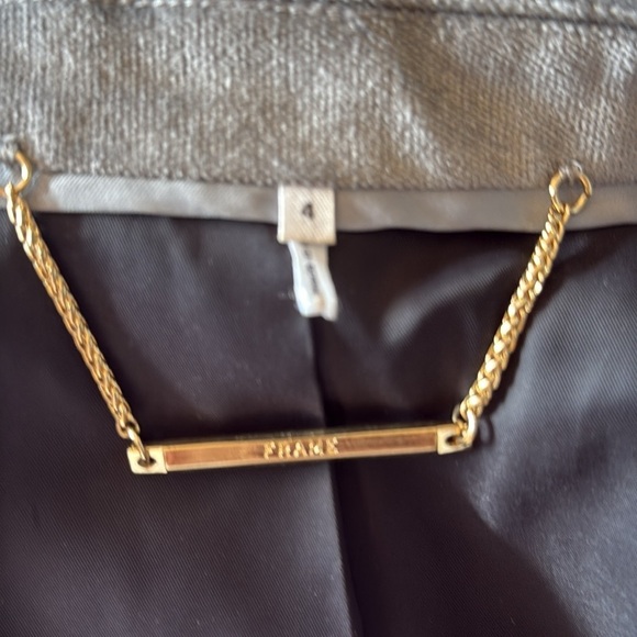 Frame Women's Velvet/Velour Silver Blazer - Picture 4 of 6